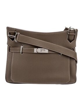Hermes Clemence Jypsiere 34 in Etoupe - AUTHENTIC